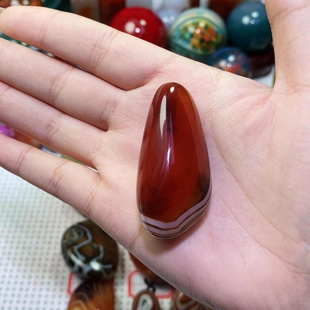 微***笑玛瑙/玉髓未镶嵌珠宝奇石