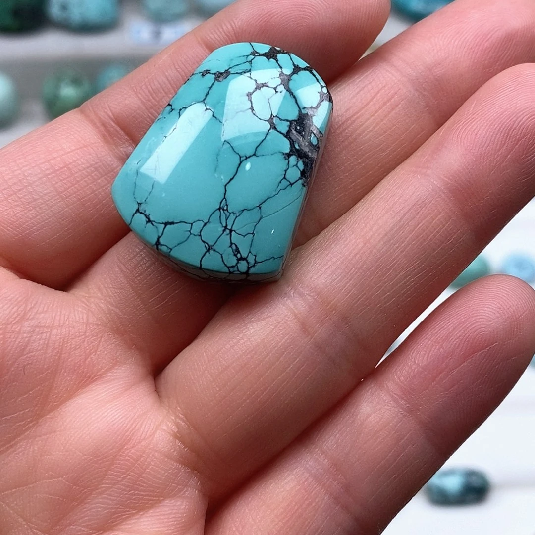 未镶嵌绿松石珠宝奇石初****0