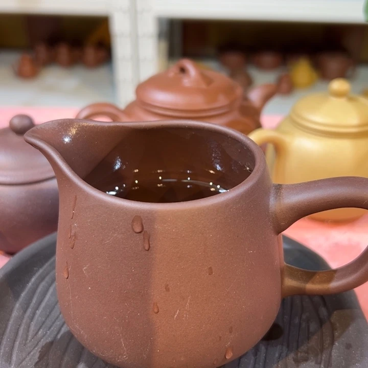 茶案紫砂紫泥公道杯200cc