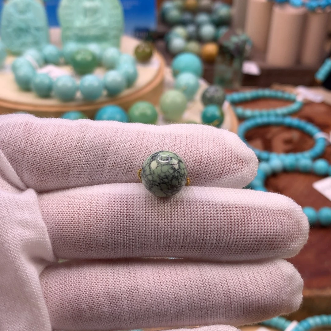 绿松石未镶嵌珠宝奇石11.5mm