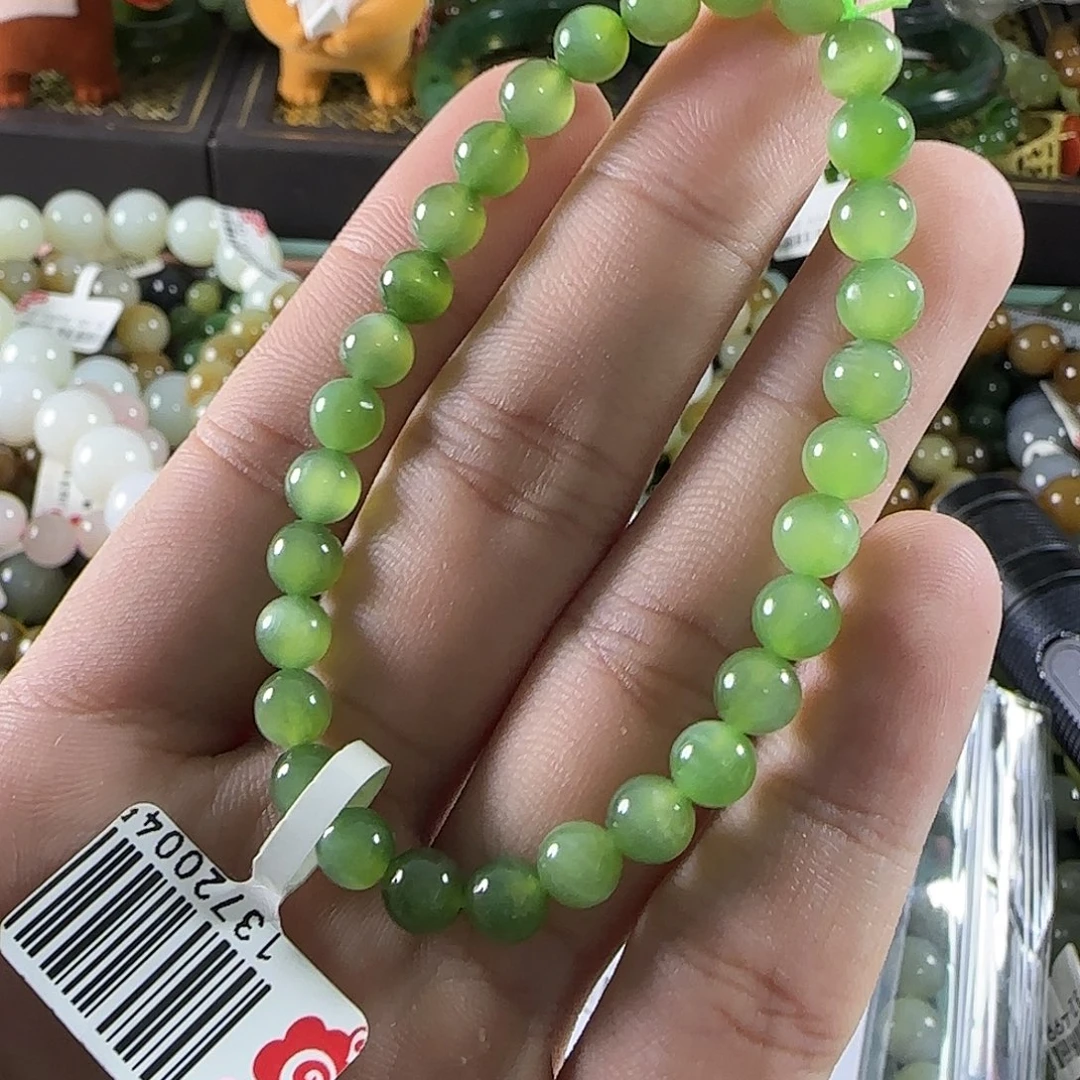 和田玉未镶嵌手链134