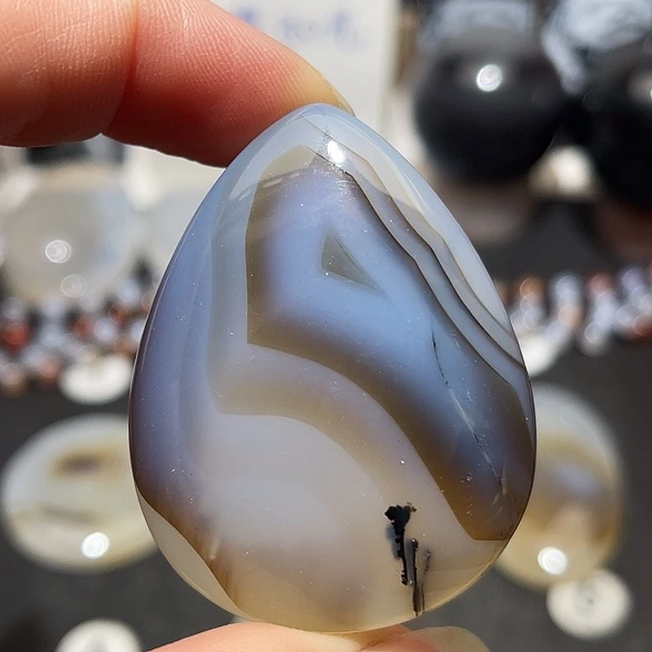 玛瑙/玉髓未镶嵌吊坠(不含链)