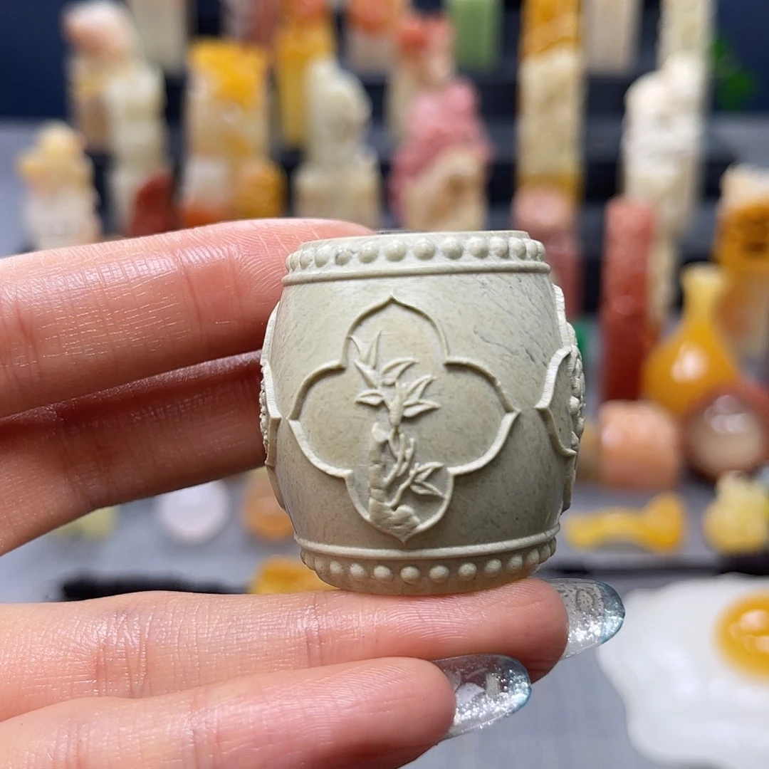 巴林石印石包邮包刻4348