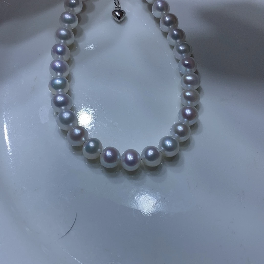 淡水珍珠吊坠银S925镶嵌