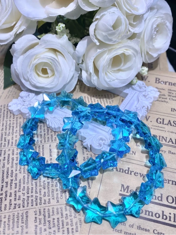 蓝色星型手串发一条A46