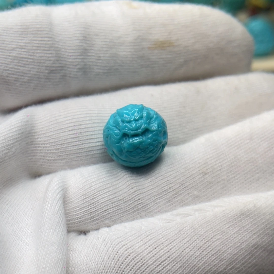 绿松石未镶嵌颈饰卡13.5