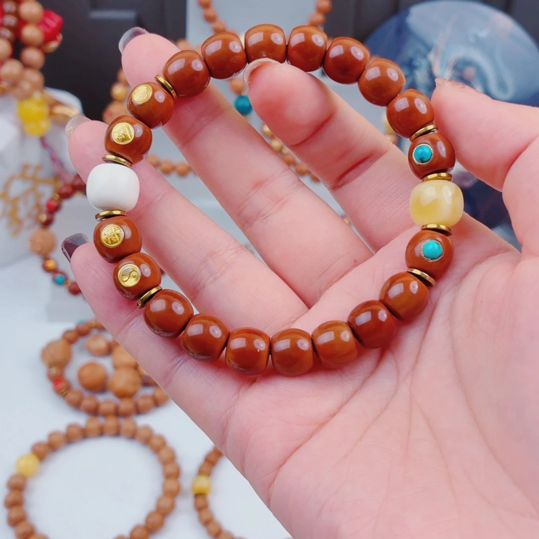 广***条猴头核桃吊坠猴头手串