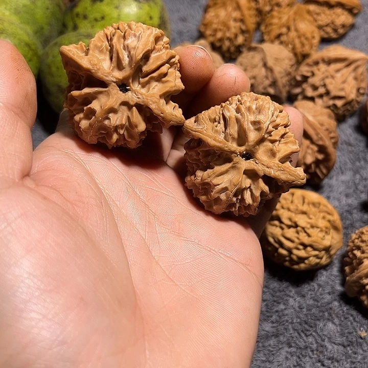 把件文玩核桃42.7原生态无药兴隆苹果园