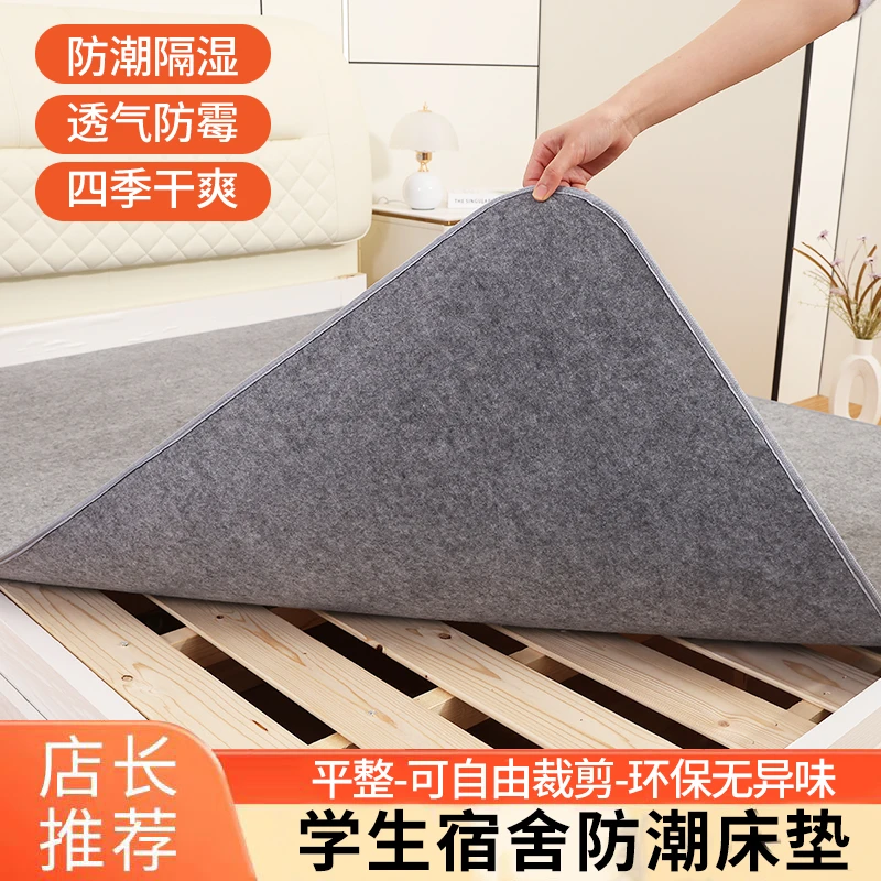 单人床学生宿舍吸湿防潮防滑加厚床垫双人床榻榻米隔脏防霉专用垫