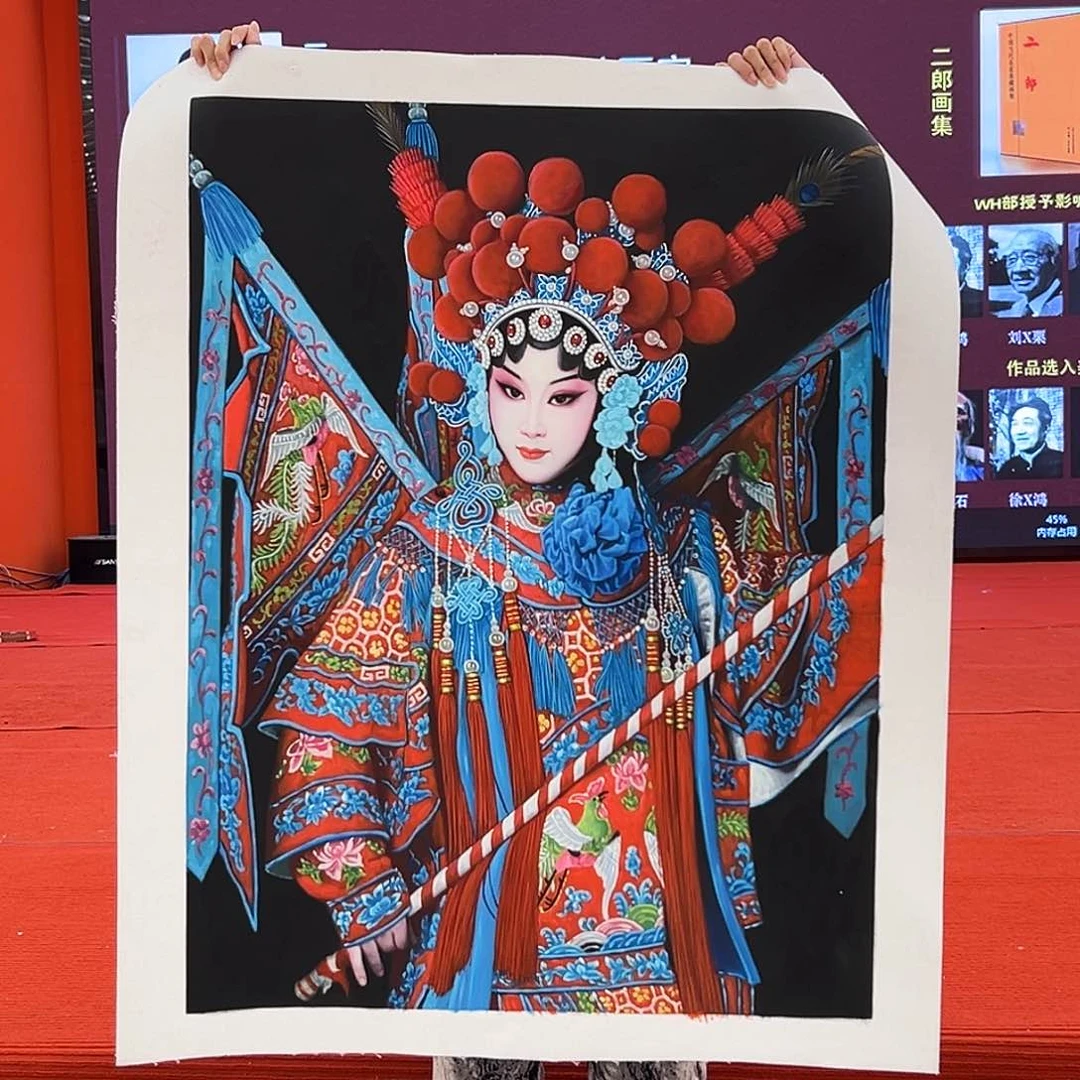 国画二郎展览原作
