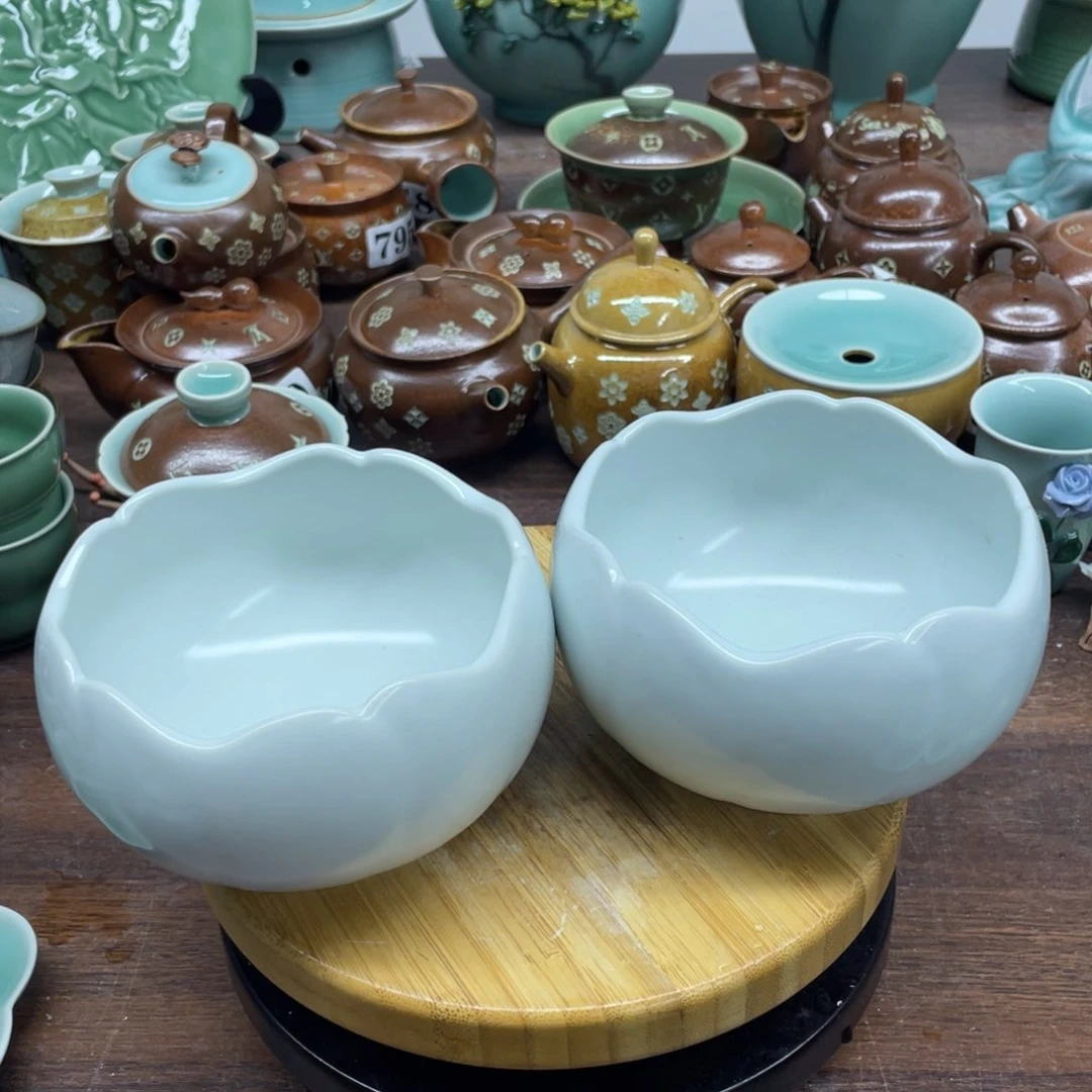 微瑕特价青瓷青瓷2个