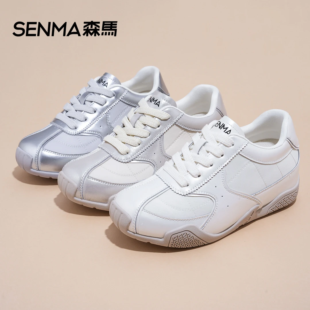SENMA/森马夏季新休闲透气德训鞋【厚底增高6公分】百搭舒适显脚小