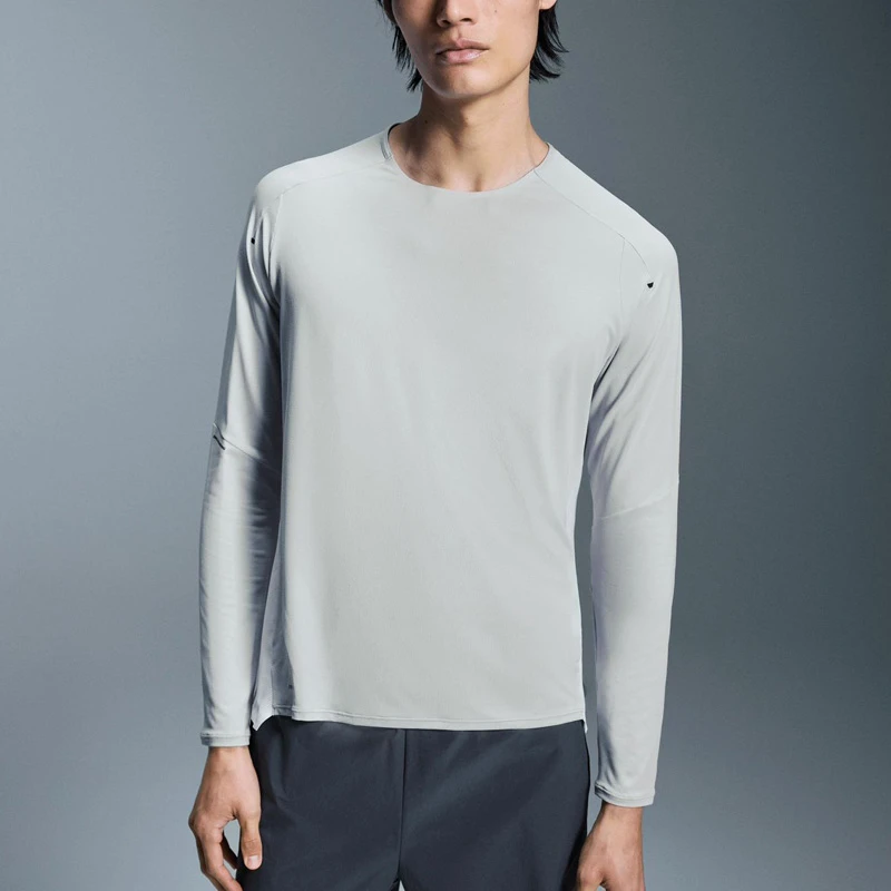 夏日冰冰凉！春夏户外休闲速干衣轻薄透气吸湿抗静电夜光条T恤2831