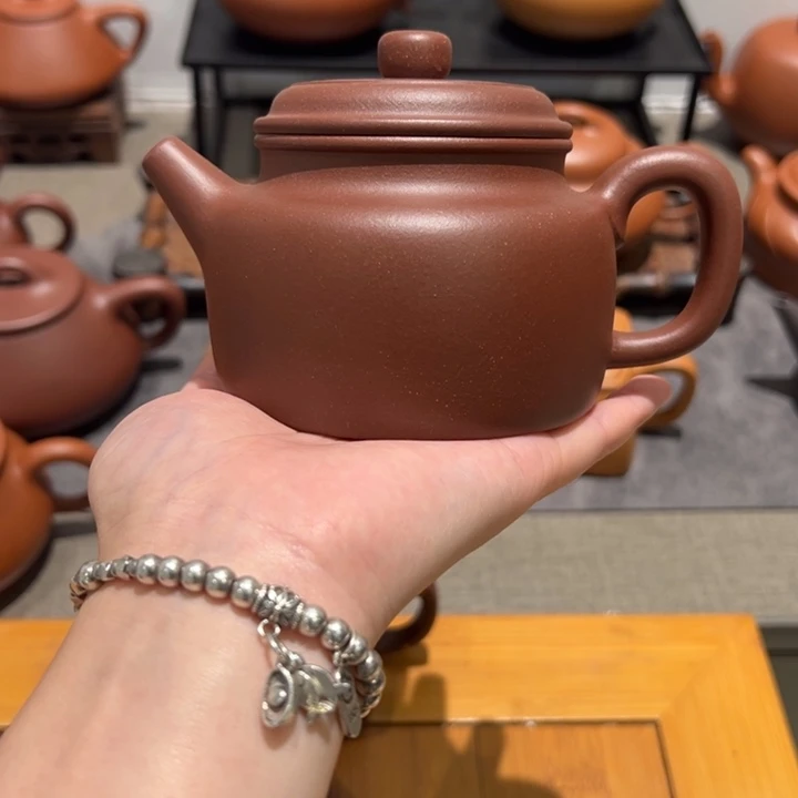 精***子紫砂茶壶宜兴紫砂壶德中