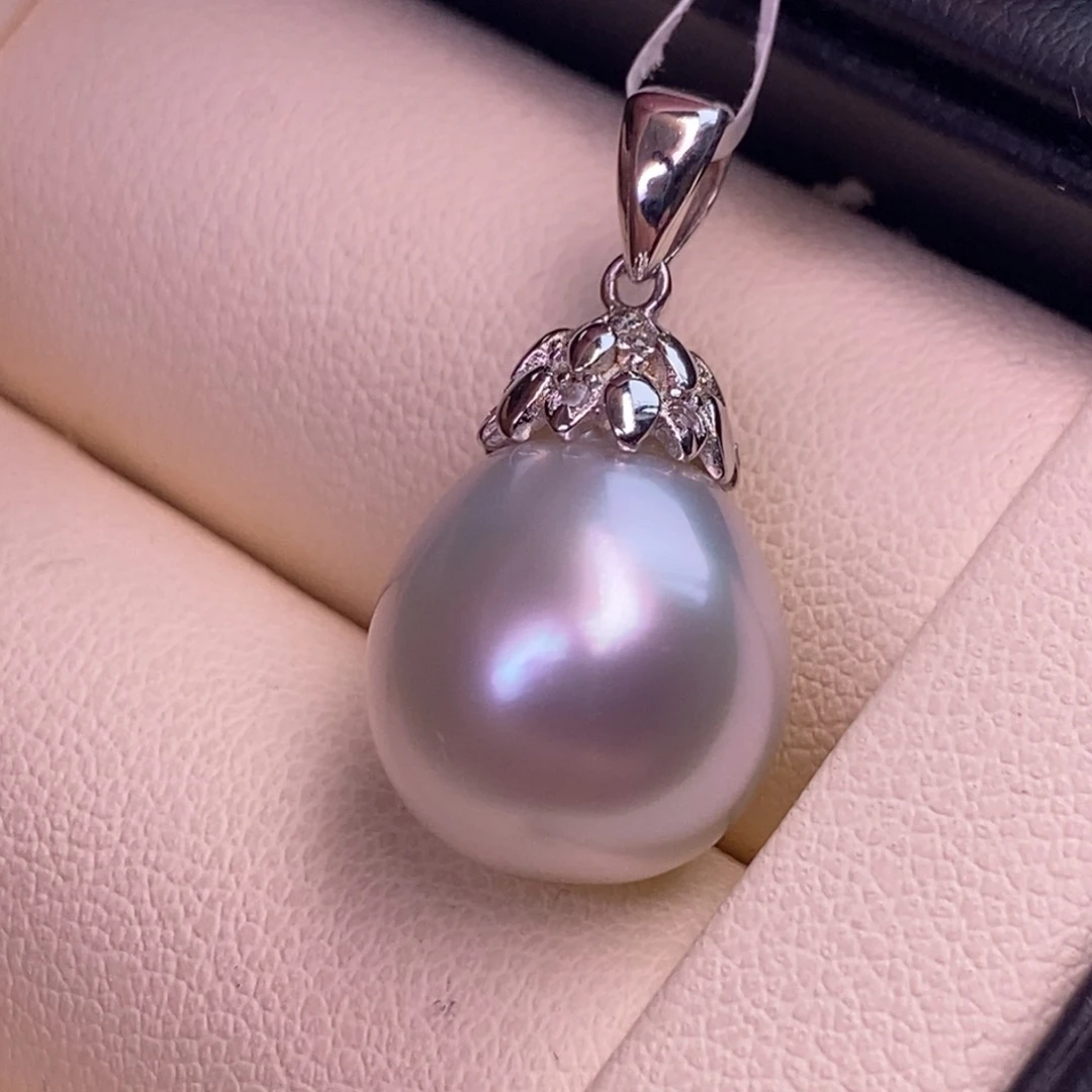 颈饰银S925镶嵌海水珍珠