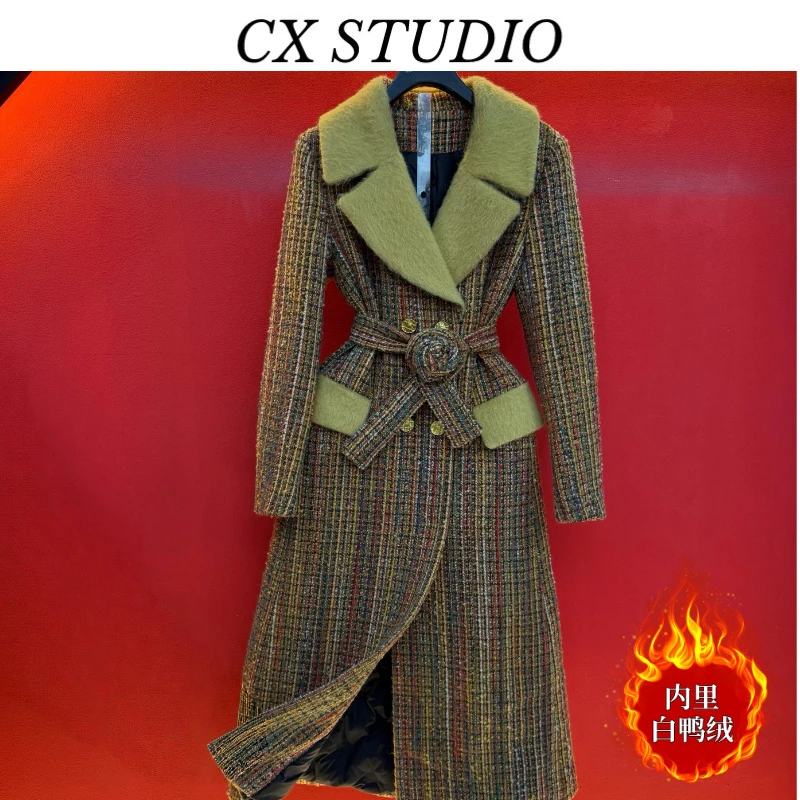 YC编码83 经典收腰轻奢时尚羽绒服（定制女装）CX314