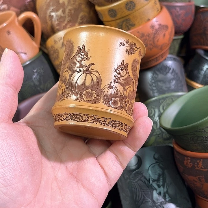 茶杯紫砂全手工紫砂主人杯