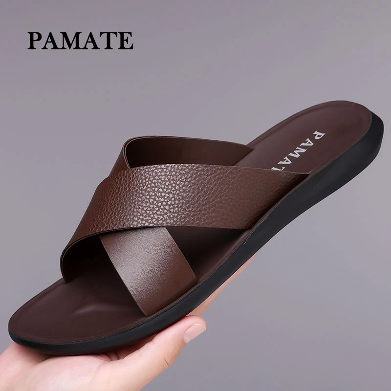 男士拖鞋夏季新款凉鞋室外休闲凉拖男外穿软底一字拖开车鞋