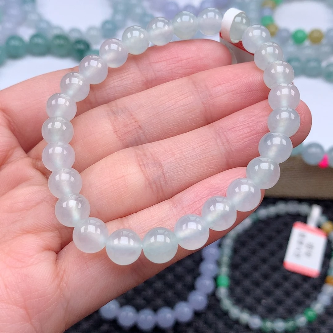 翡翠手链未镶嵌翡翠卡7.3