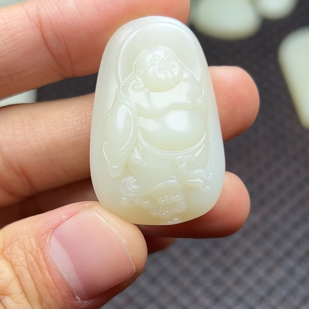 御***和田玉未镶嵌挂件