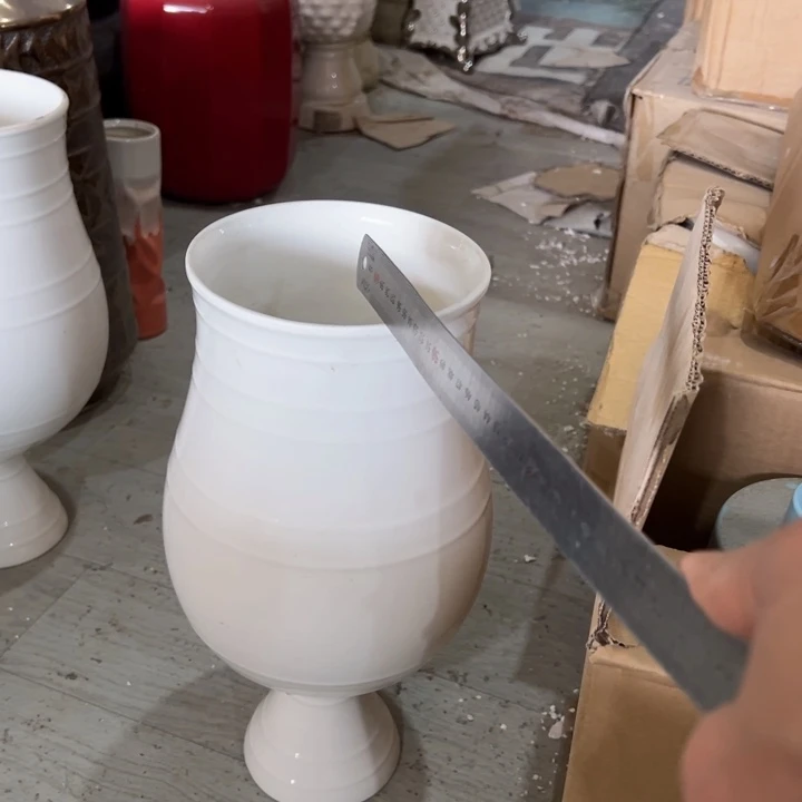 摆件瓷花瓶摆件外贸出口（微瑕）