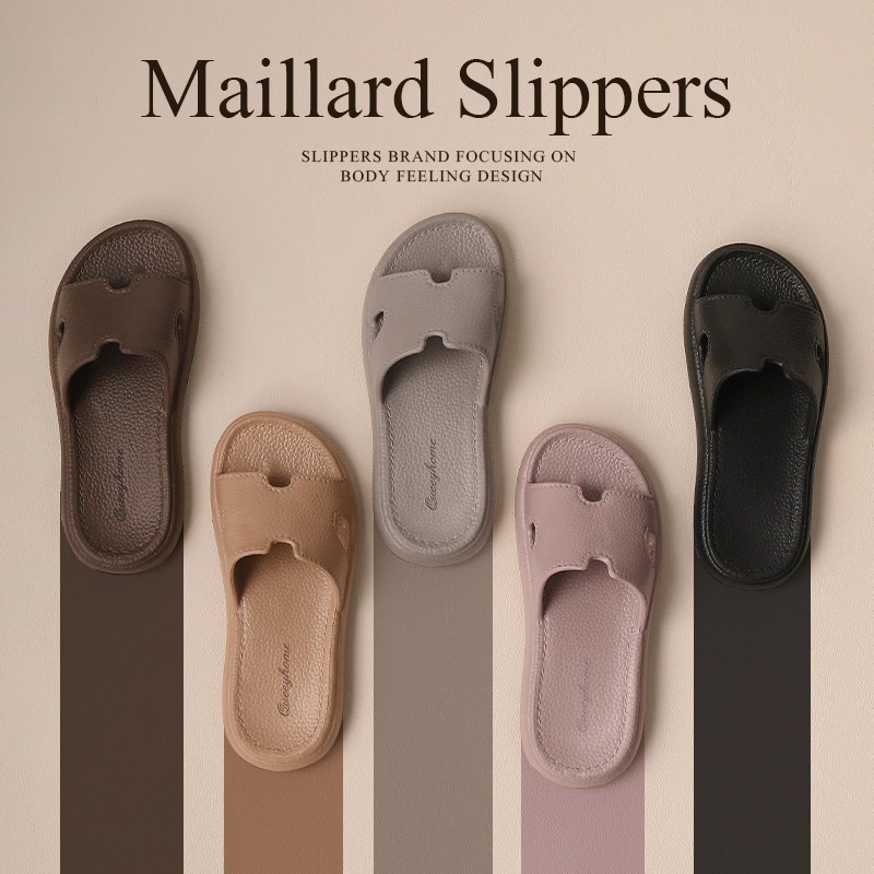 如沐丽气质拖鞋外穿时尚百搭个性2025网红款拖鞋女小众高颜值爆款