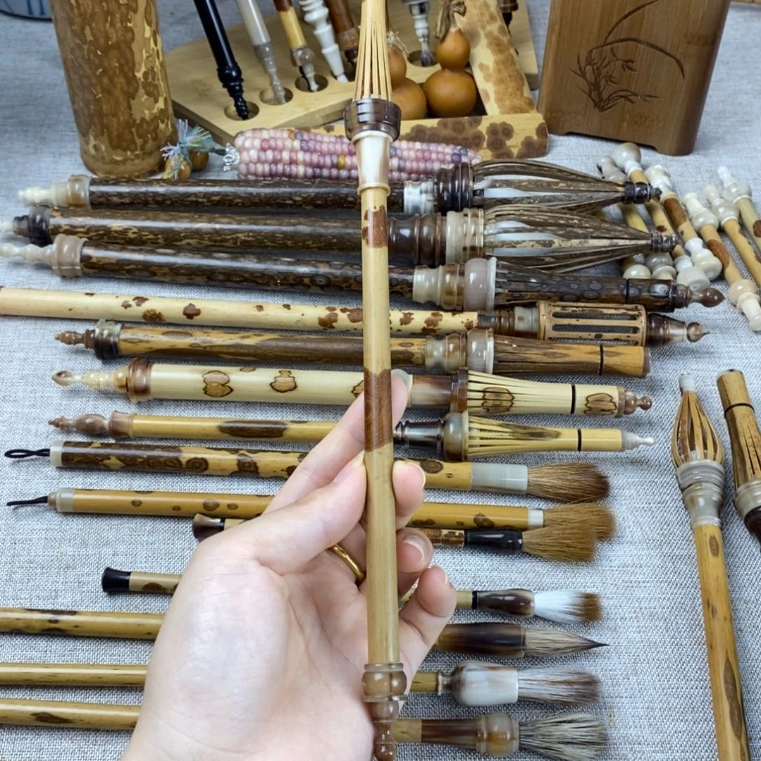 微瑕红湘妃紫红花仿宋