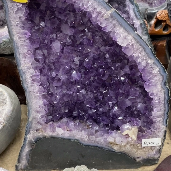 珠宝半成品紫晶未镶嵌