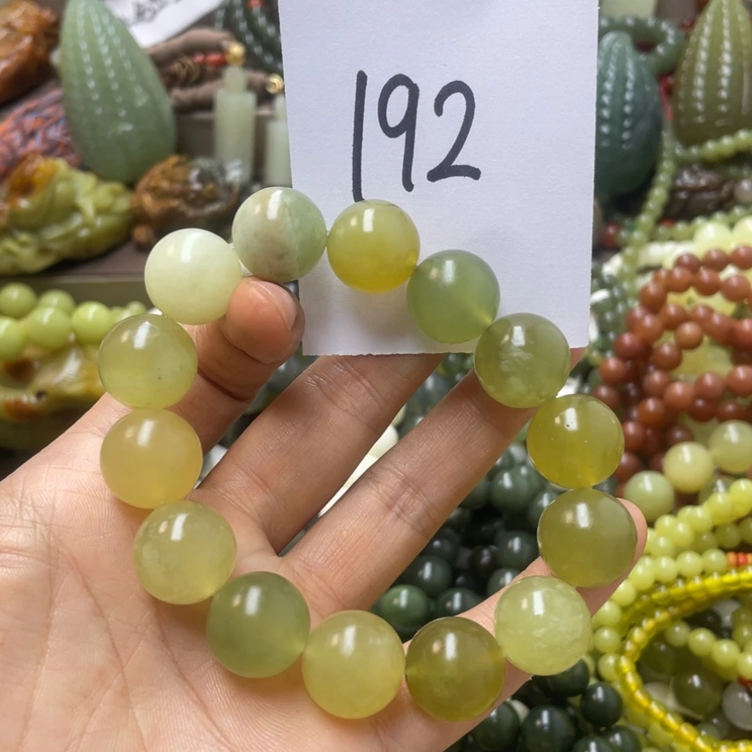 未镶嵌蛇纹石玉手链