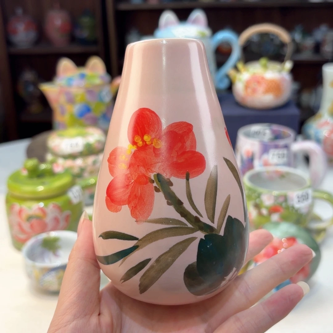 景德镇手绘高温釉下彩陶瓷茶具