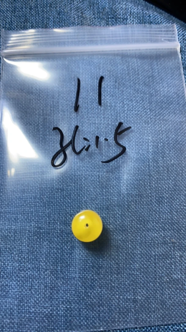 天然蜜蜡金白9.5 老型