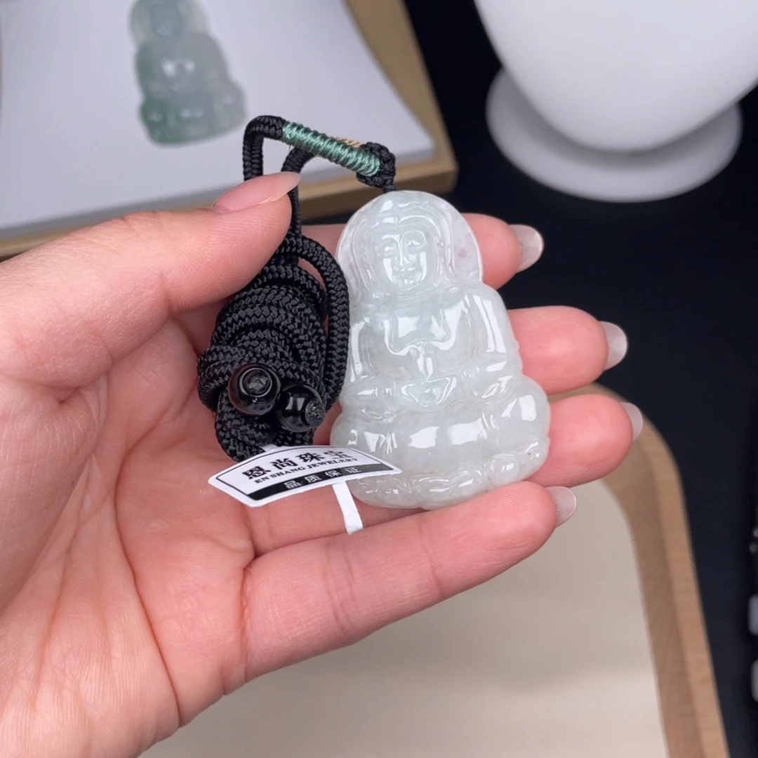 翡翠未镶嵌颈饰za028-7