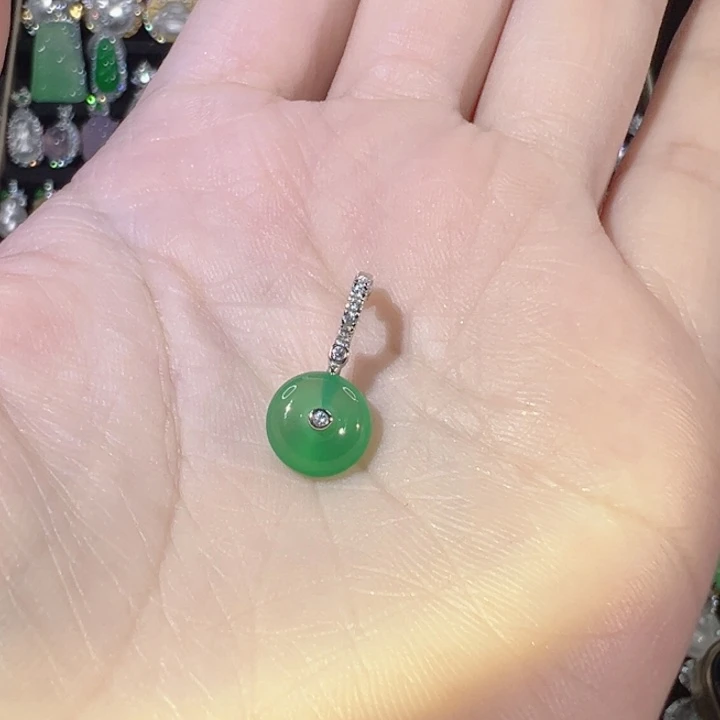 玛瑙/玉髓银S925镶嵌颈饰