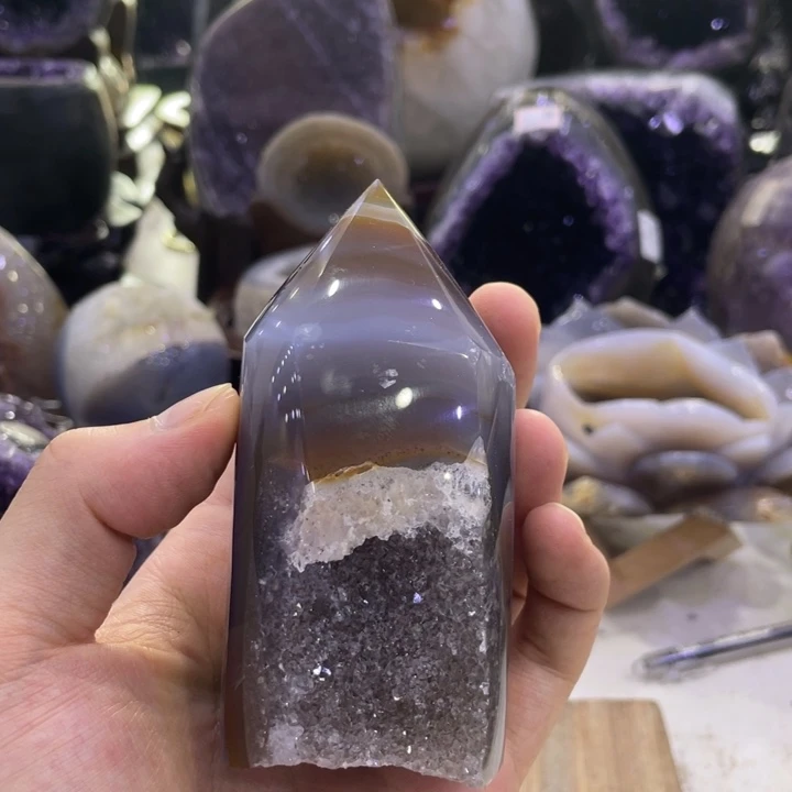 未镶嵌珠宝半成品紫晶