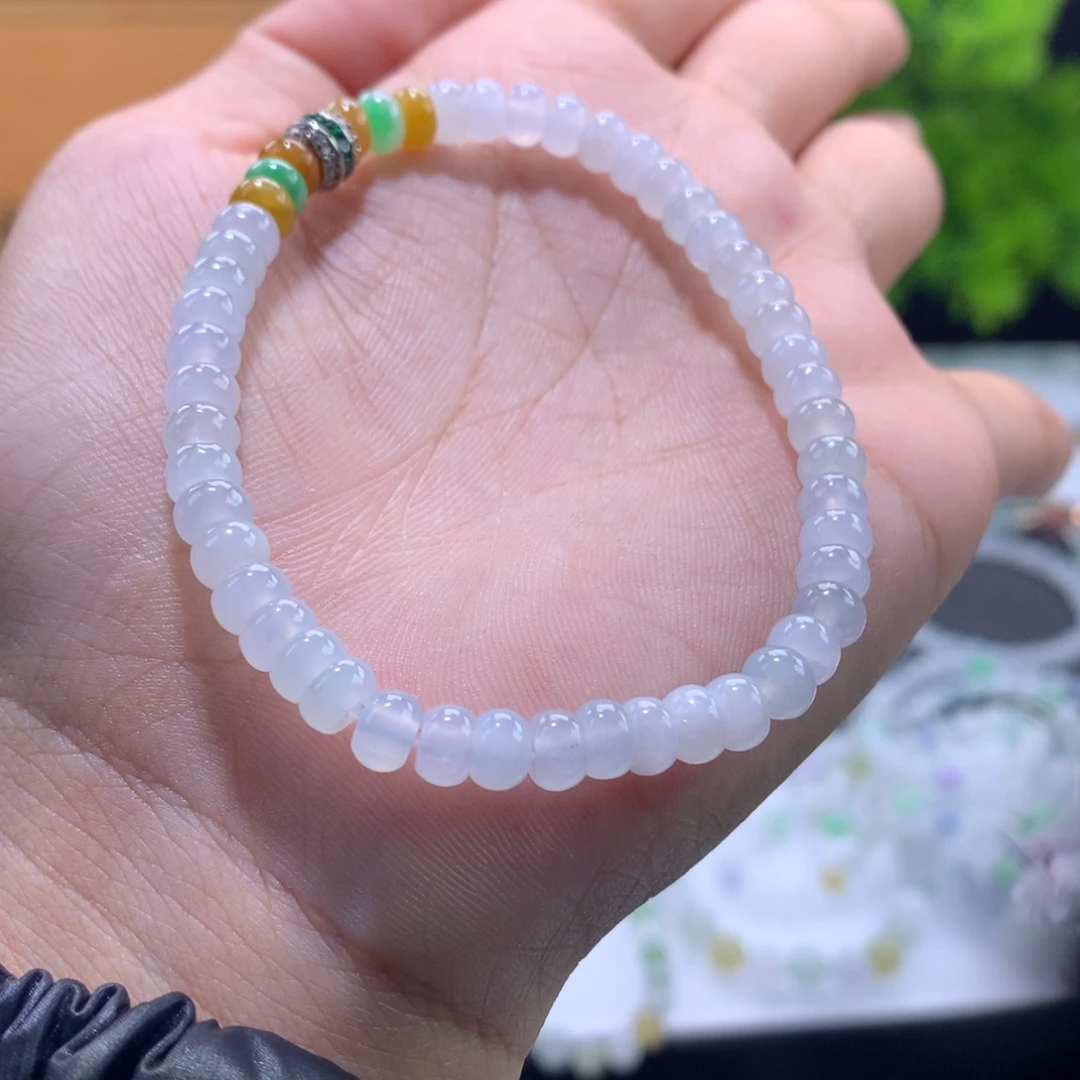 翡翠未镶嵌手链卡5