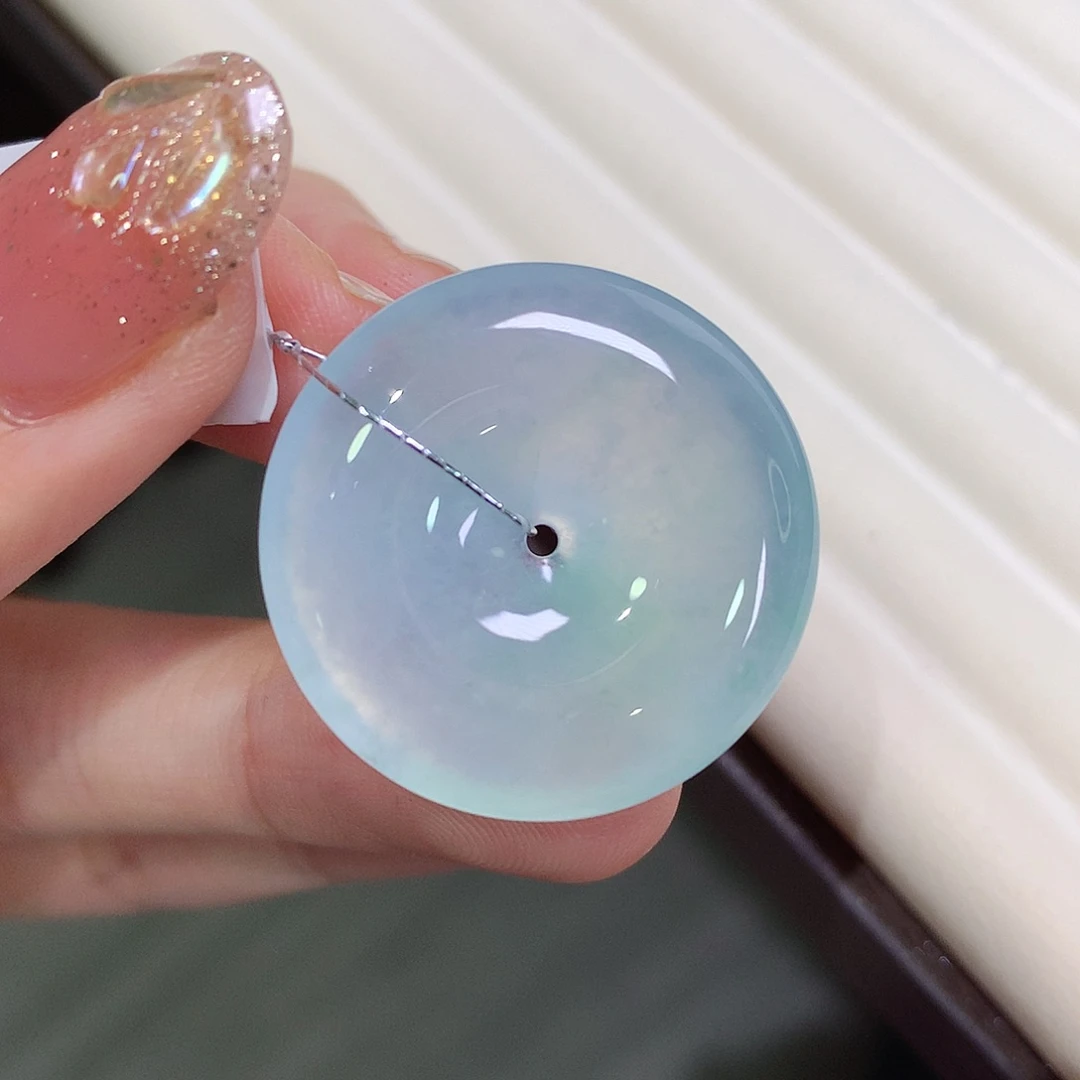 翡翠未镶嵌颈饰26.5-5.7