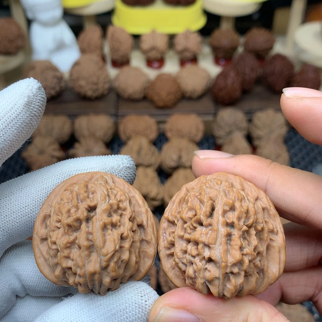 【闪购商品】文玩核桃把件冬***叶全品福利山地楼40