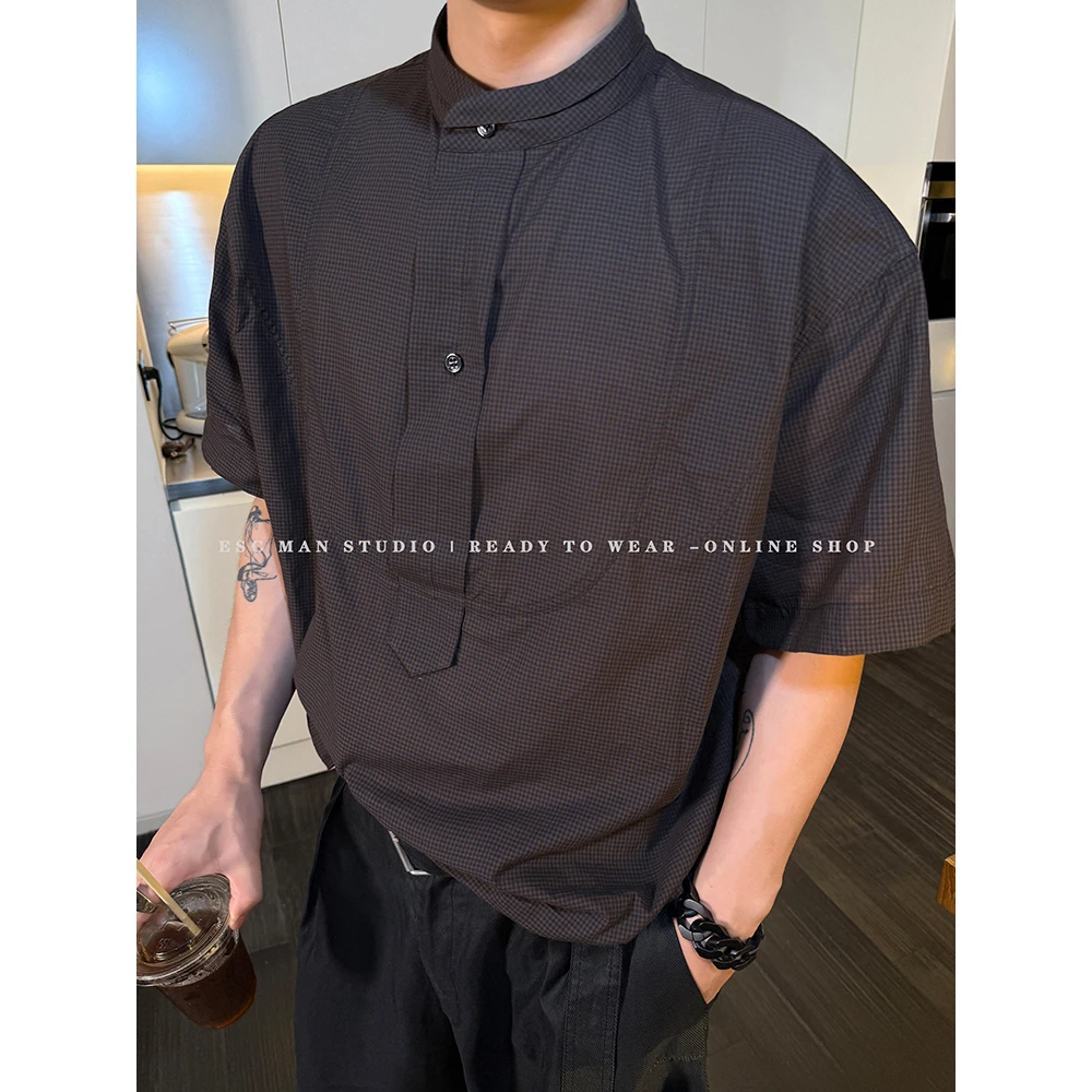 ESC MAN STUDIO/享受美好 从这件日本进口面料真丝棉短袖衬衫开始