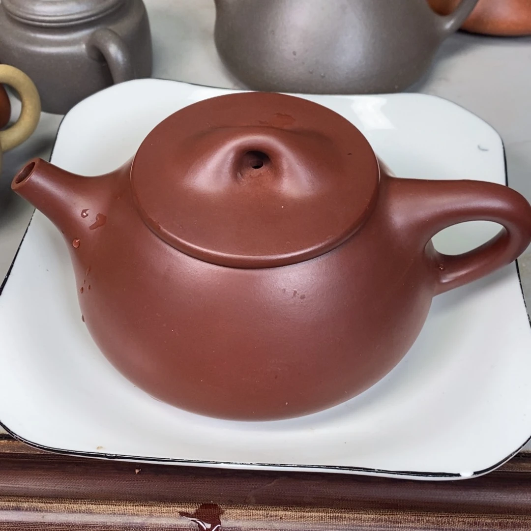 段泥茶壶温****5宜兴紫砂半手工