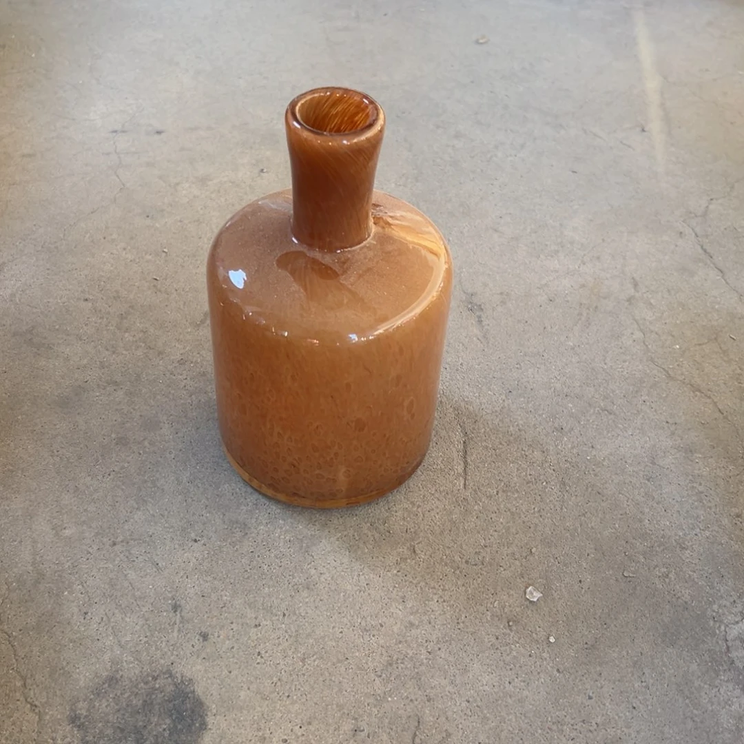 弘扬琉璃花器微瑕高度17