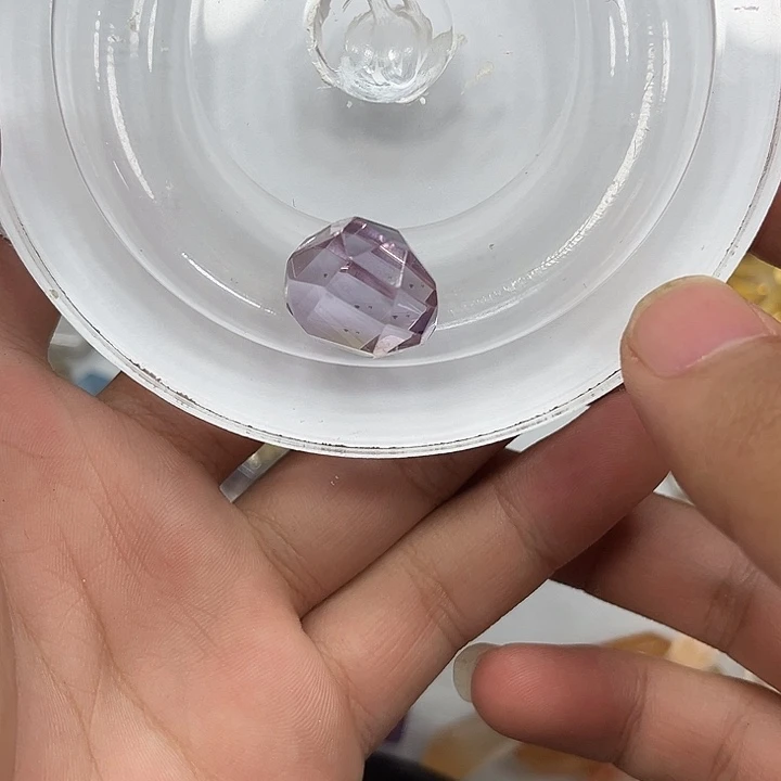 -***-珠宝半成品紫晶银S925镶嵌18