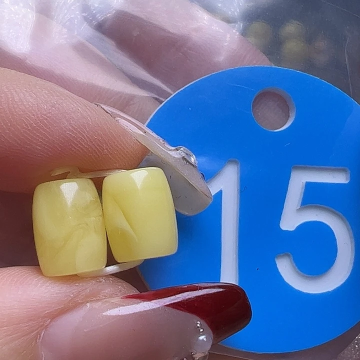 蜜蜡未镶嵌珠宝奇石微瑕7mm桶珠