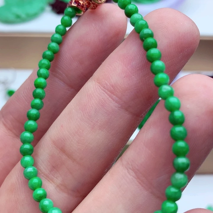 翡翠未镶嵌手链手串