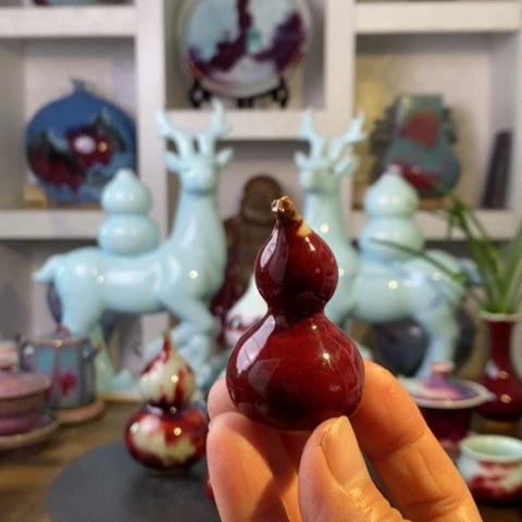 瓷片禹州神后钧瓷原产地~