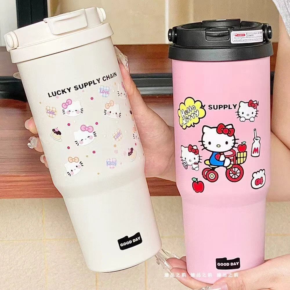 卡通风车载学生防锈保温保温杯少女心吸管杯家用水壶可爱网红婴童