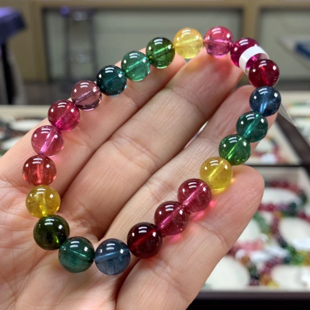 碧玺手链未镶嵌8.7左右