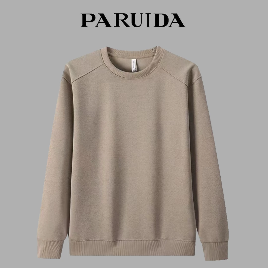 【空气层】爆款秋季男士卫衣2025新款圆领宽松休闲长袖胖子大码男装