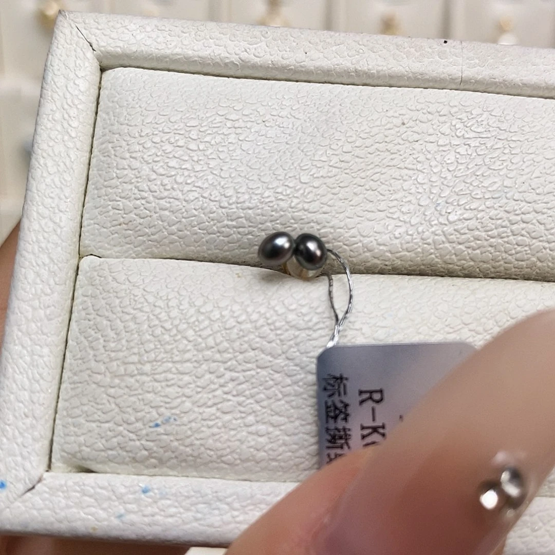 海水珍珠耳饰18K金镶嵌