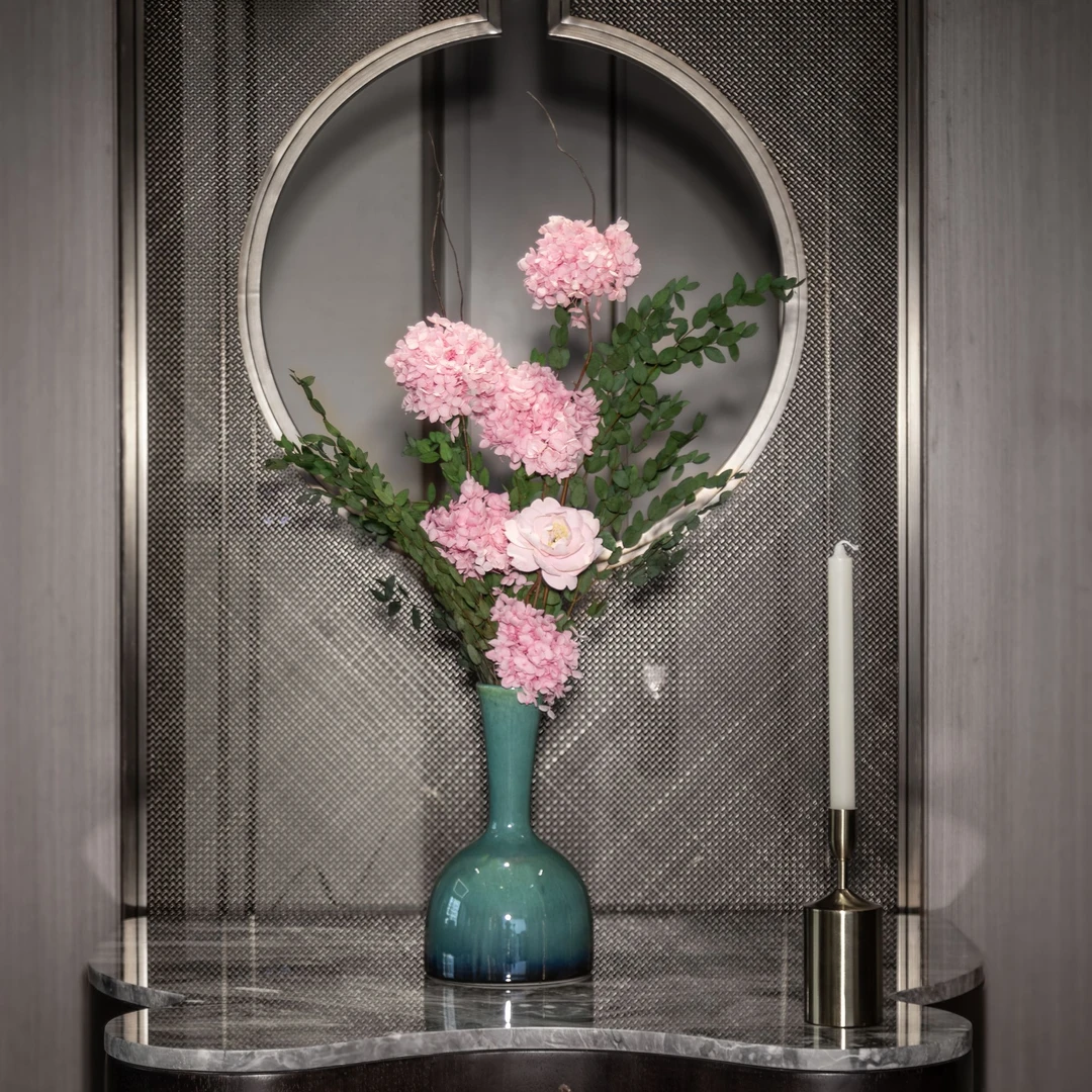 （美意延年）迷雾山野永生花设计师推荐客厅玄关餐厅高档家居装饰