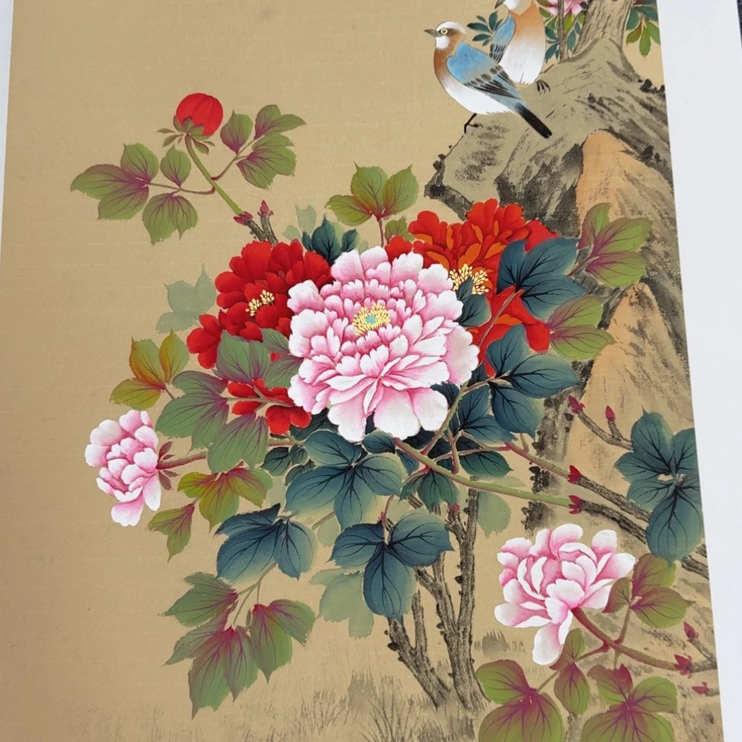 国画国画作品山水花鸟纯手绘